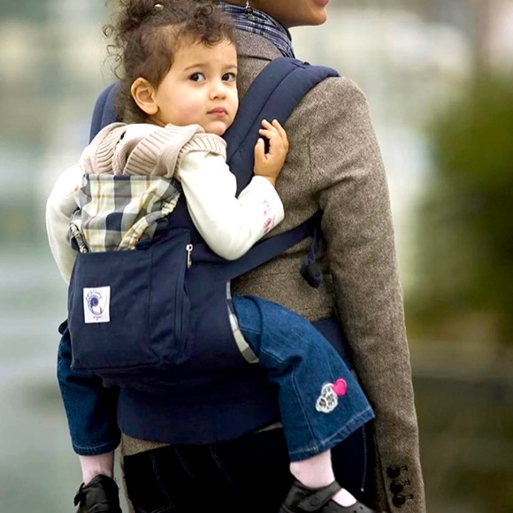NIB Ergobaby Organic Navy Baby Carrier